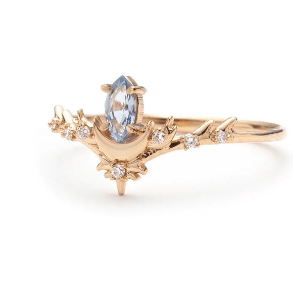 Sofia zakia lvna supreme ring sapphire size 4.5 - Picture 2 of 3